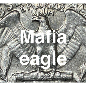 1966 Washington Quarter “Mafia-Strike" Eagle on Reverse & Rim Error on Obverse